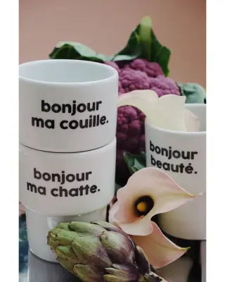 Gobelet Bonjour Ma Chatte - Félicie Aussi