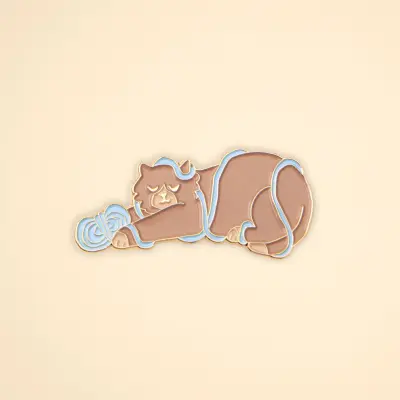 Pin's Chat Pelote Coucou Suzette