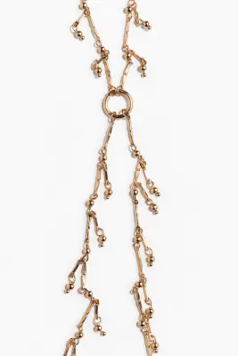 Collier Y - Doré