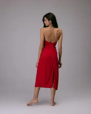 Robe longue Balou Rouge