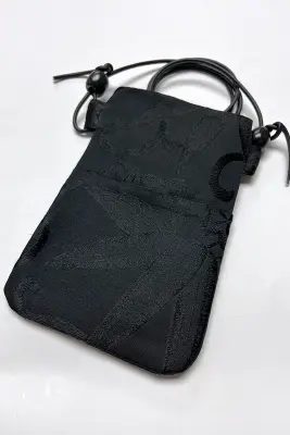 Pochette Smartphone Obi - Satin Noir