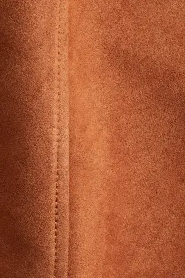 Minijupe trapèze - Terracotta