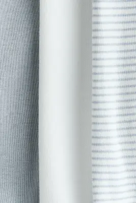 Lot de 3 leggings à ceinture repliable - Bleu ancien clair