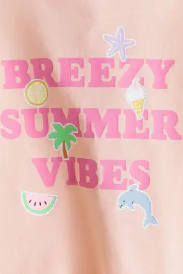 T-shirt imprimé - Rose pêche/Summer