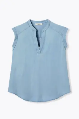 Blouse en lyocell Femme