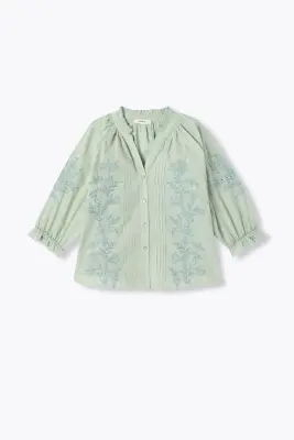 Blouse brodée Femme