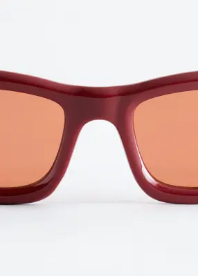 Lunettes de soleil ovales - Rouille