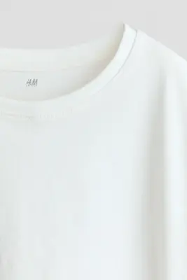 Top à manches volantées - Blanc