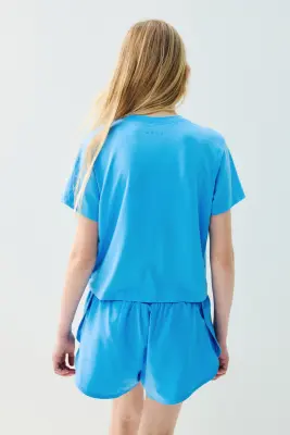 T-shirt de sport Loose Fit SoftMove™ - Bleu vif