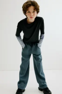Pantalon jogger de sport Relaxed Fit DryMove™ - Bleu canard ancien