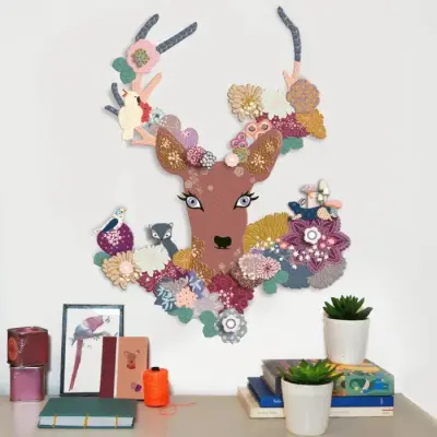 Deco DIY Biche Fleurie