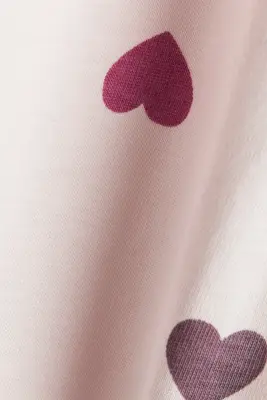 Pyjama imprimé - Rose clair/cœurs