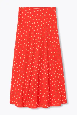 Jupe midi imprimée Femme
