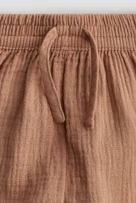 Pantalon en coton - Marron ancien clair