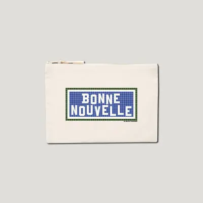 POCHETTE IMPRIMÉE - BONNE NOUVELLE - ÉCRU