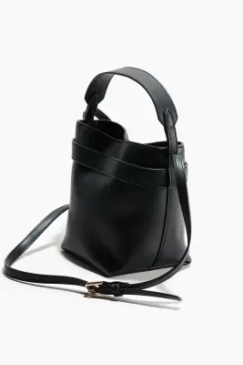 Sac seau crossbody - Noir