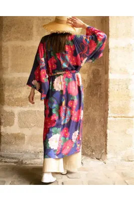 Kimono Flower Power Long