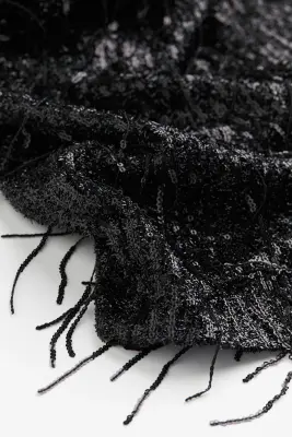 Jupe à sequins - Noir