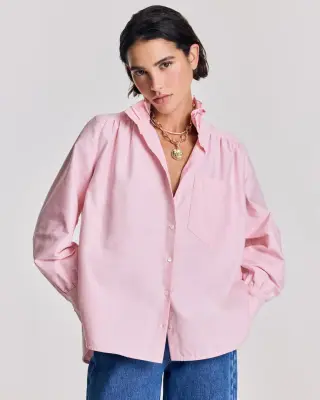 Chemise Léonor rose dragé