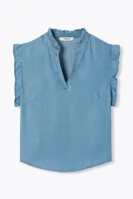 Blouse en lyocell Femme