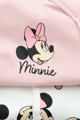 Lot de 2 pyjamas imprimés en coton - Rose clair/Minnie
