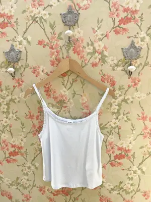 Nouveau ! RE/DONE Top Jolie Mist Blue Honeycomb