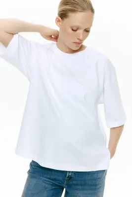 MAMA T-shirt loose - Blanc
