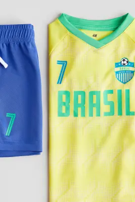 Tenue de football - Jaune/Brasil