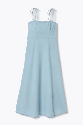 Robe à bretelles en lyocell