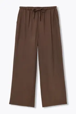 Pantalon large ceinturé Femme