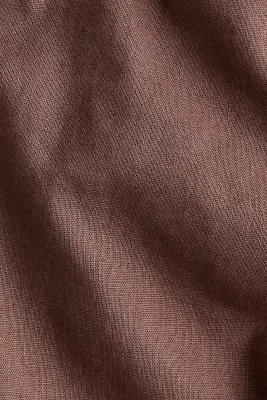 Pantalon en lin mélangé - Marron