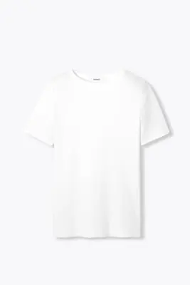 T-shirt en coton côtelé Femme
