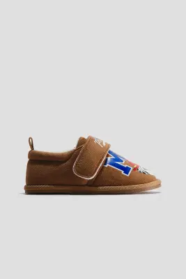 Chaussons imprimés en coton - Beige foncé/La Pat' Patrouille