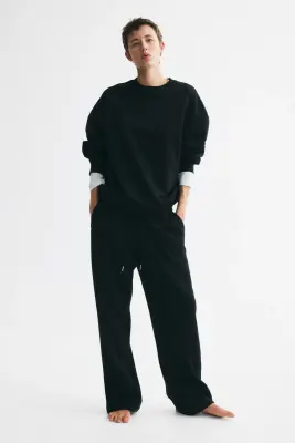 Pantalon en molleton - Noir