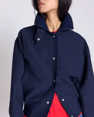 Veste Jamie jacquard marine