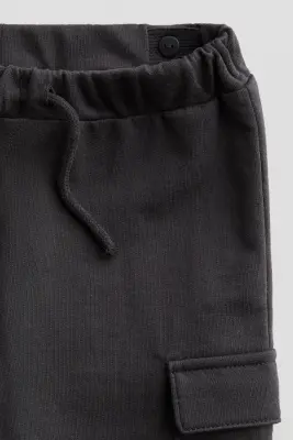 Pantalon jogger façon cargo - Gris foncé