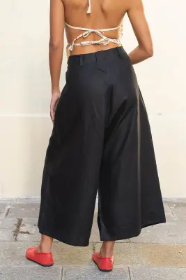Pantalon Japonais en Lin