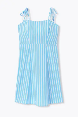 Robe courte rayée Femme