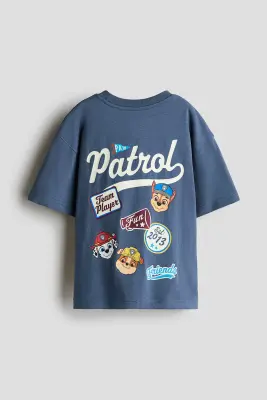 T-shirt oversize imprimé - Bleu ancien/La Pat' Patrouille