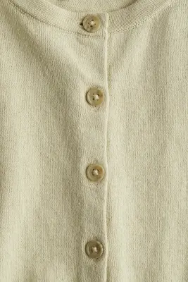 Gilet en coton - Vert kaki clair