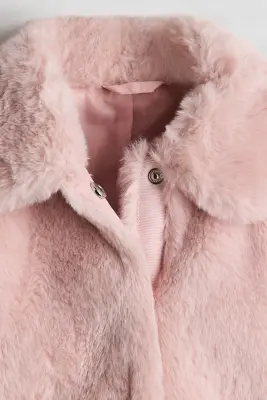 Veste duveteuse - Rose clair