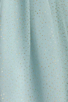 Robe avec jupe en tulle - Turquoise ancien clair