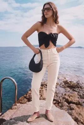 Pantalon Ida Ecru Denim
