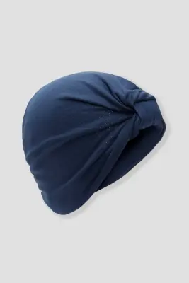 Bonnet-turban en jersey Femme