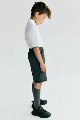 Short scolaire - Gris foncé