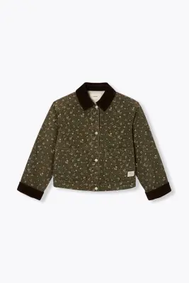 Veste workwear fleurie Femme