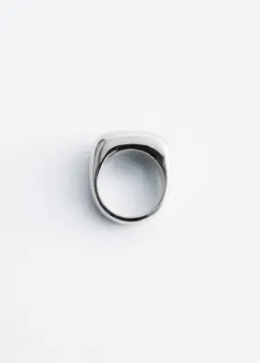 Bague bombée - Argenté