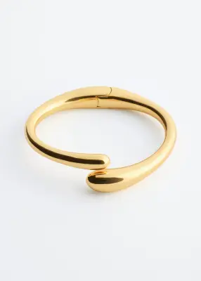 Bracelet manchette - Doré