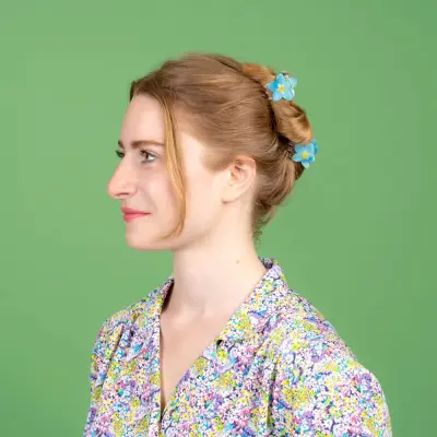 Mini pince à cheveux Myosotis Coucou Suzette
