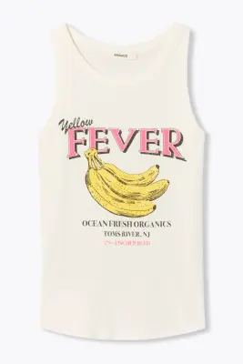 Débardeur à message banane